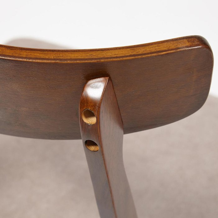 Комплект из четырех стульев Rabat коричневого цвета - лучшие Обеденные стулья в INMYROOM Комплект из четырех стульев Rabat коричневого цвета - лучшие Обеденные стулья в INMYROOM