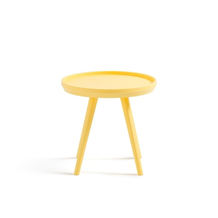Стол журнальный для сада Feleti желтого цвета - купить Садовые столы по цене 7354.0