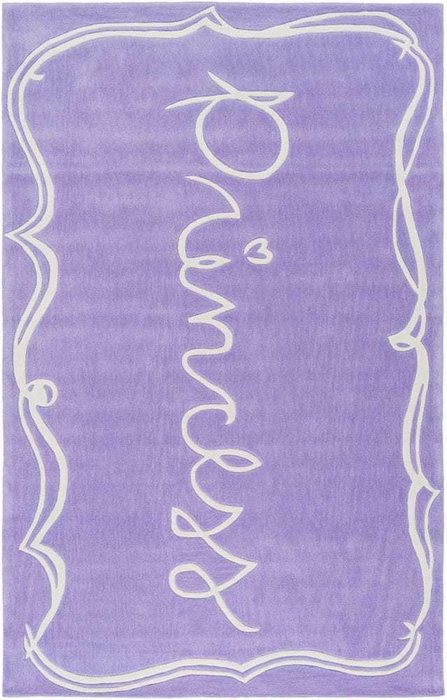 Детский ковер лилового цвета 80x120 
