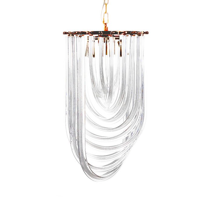 Подвесная люстра Murano Ray из металла и стекла  - купить Подвесные люстры по цене 13000.0