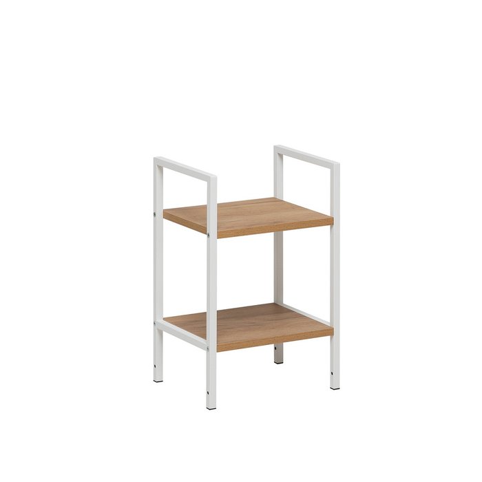 Стеллаж Стилвуд 12 бело-бежевого цвета Стеллаж Стилвуд 12 бело-бежевого цвета