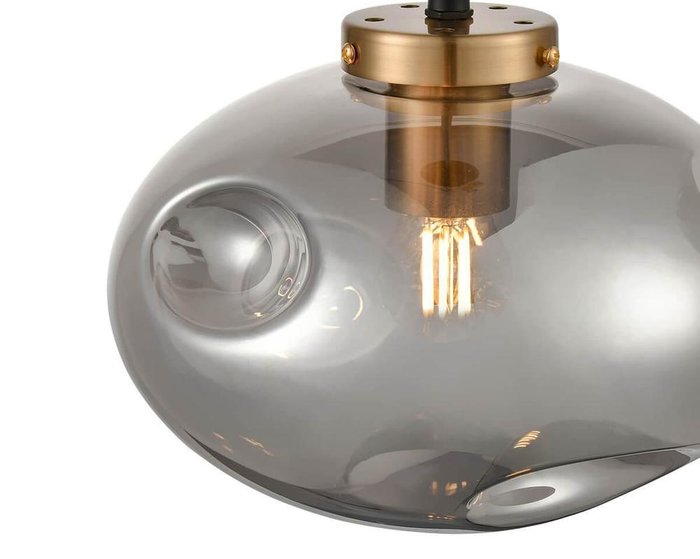 Подвесной светильник Alieno с дымчатым плафоном - лучшие Подвесные светильники в INMYROOM
