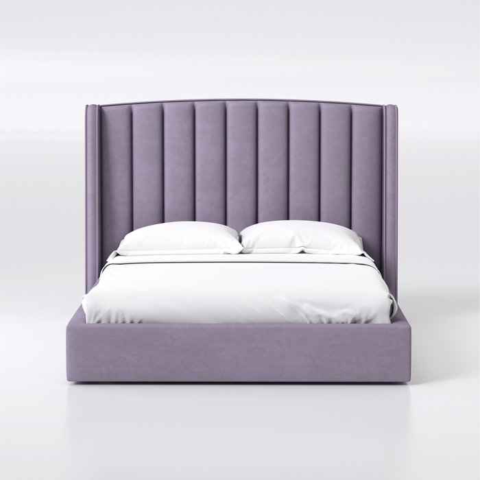 Кровать Lambro 180х200 фиолетового цвета с подъемным механизмом - купить Кровати для спальни по цене 63600.0