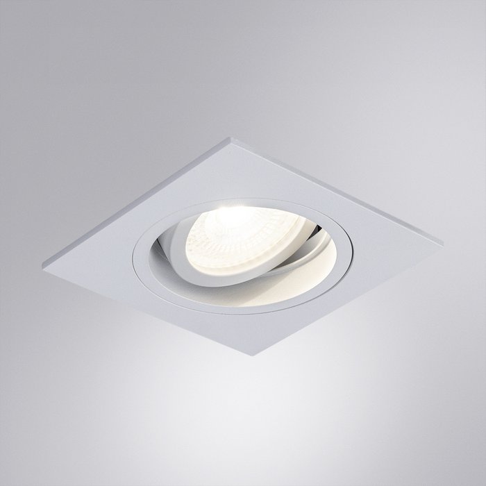 Точечный встраиваемый светильник Arte Lamp TARF A2178PL-1WH - купить Встраиваемые споты по цене 590.0