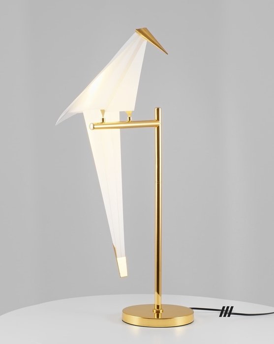 Настольная лампа Birds с белым плафоном - купить Настольные лампы по цене 15990.0