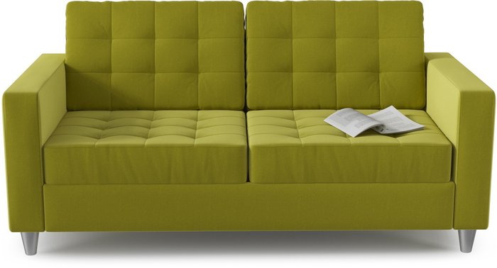 Диван-кровать Камелот Green светло-зеленого цвета - купить Прямые диваны по цене 21050.0