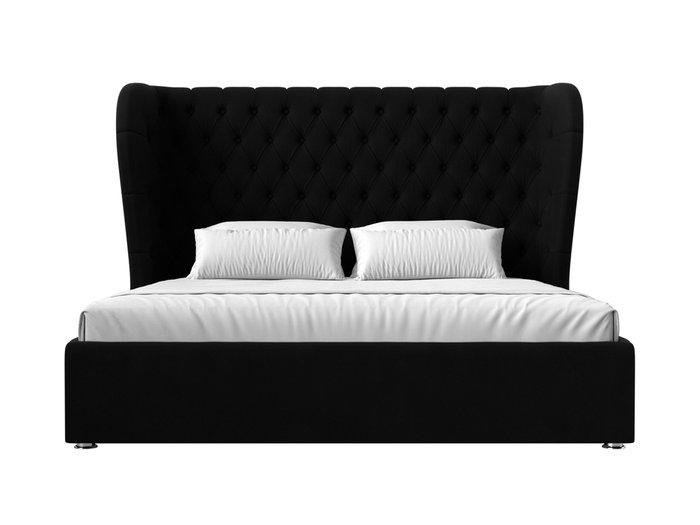 Кровать Далия 160х200 черного цвета с подъемным механизмом - купить Кровати для спальни по цене 75999.0