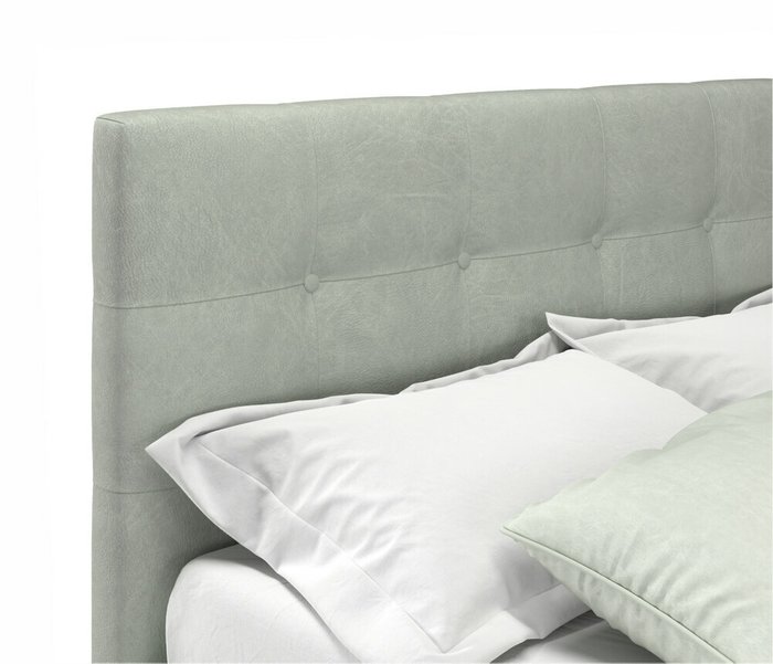 Кровать Selesta 120х200 серого цвета с подъемным механизмом и матрасом  - купить Кровати для спальни по цене 32990.0