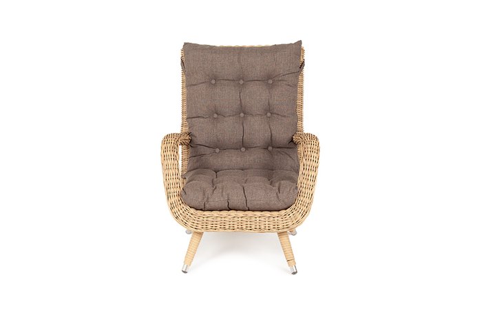 Кресло Толедо бежевого цвета - купить Садовые кресла по цене 53000.0
