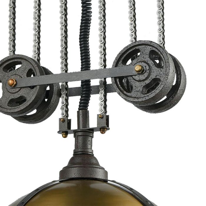 Подвеcной светильник с плафоном бронзового цвета - купить Подвесные светильники по цене 77442.0