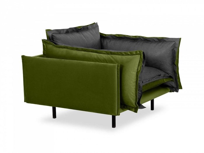 Кресло Barcelona зелено-серого цвета  - лучшие Интерьерные кресла в INMYROOM