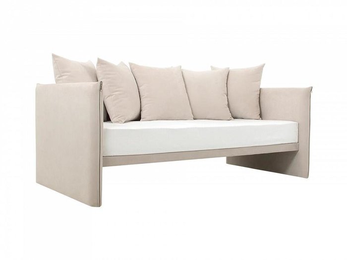 Диван-кровать Milano бежевого цвета - купить Кровати для спальни по цене 44280.0