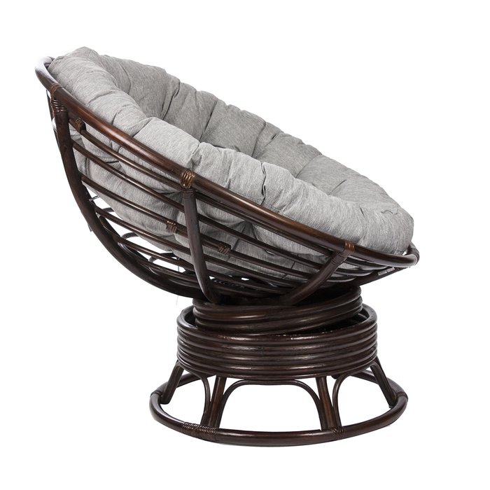 Кресло-качалка Papasun Swivel Rocker с подушкой орех - купить Садовые кресла по цене 19675.0