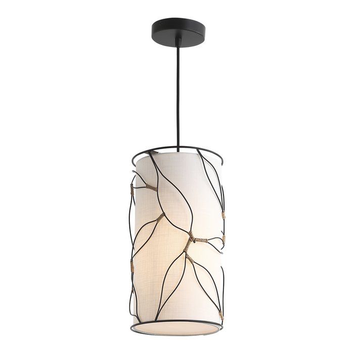 Светильник подвесной ST-Luce Черный/Бежевый E27 1*60W ROOT - лучшие Подвесные светильники в INMYROOM