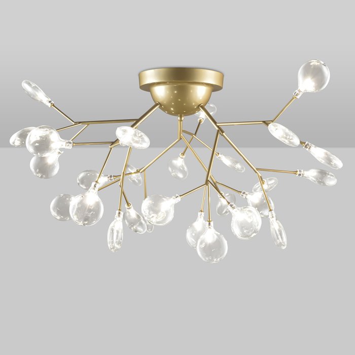 Потолочная люстра Grace ll GRACE 75126/27C GOLD SATIN (стекло, цвет прозрачный) Потолочная люстра Grace ll GRACE 75126/27C GOLD SATIN (стекло, цвет прозрачный)