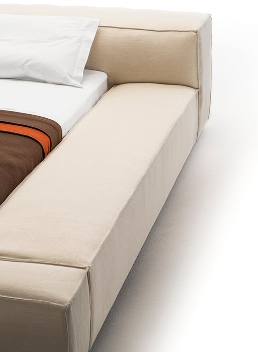 Кровать Extrasoft бежевого цвета 180х200 - лучшие Кровати для спальни в INMYROOM