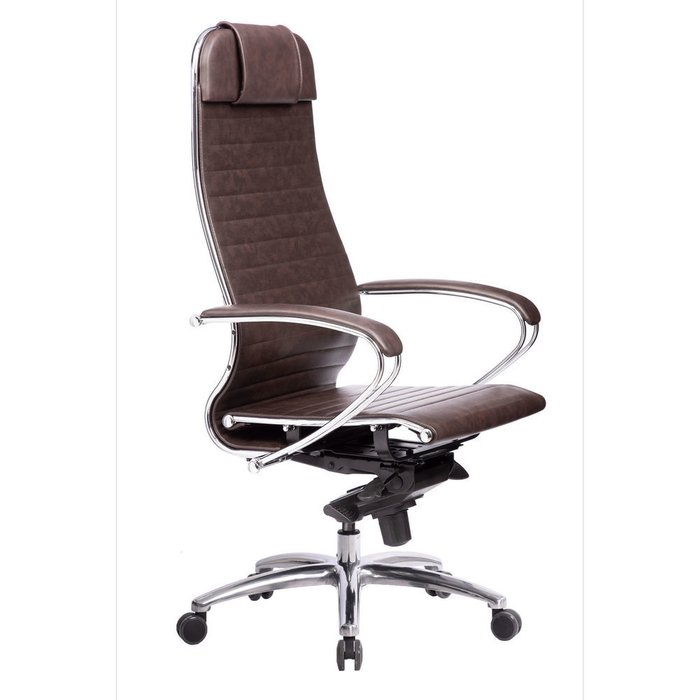 Кресло офисное Samurai темно-коричневого цвета - купить Офисные кресла по цене 21162.0