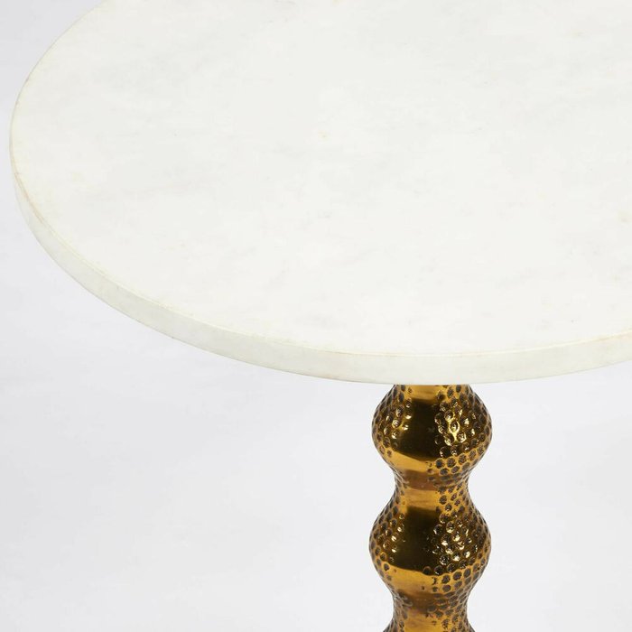 Кофейный стол Secret De Maison Bolly бело-золотого цвета - купить Кофейные столики по цене 22860.0