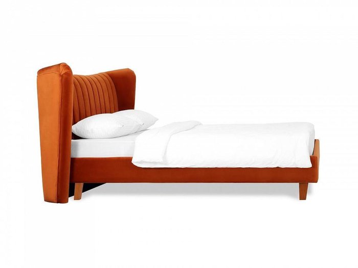 Кровать Queen II Agata L 160х200 терракотового цвета - лучшие Кровати для спальни в INMYROOM