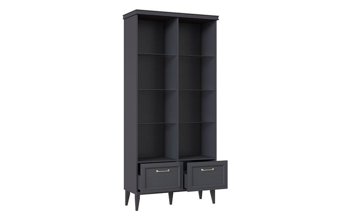 Книжный шкаф Орландо темно-серого цвета - купить Книжные шкафы по цене 64560.0