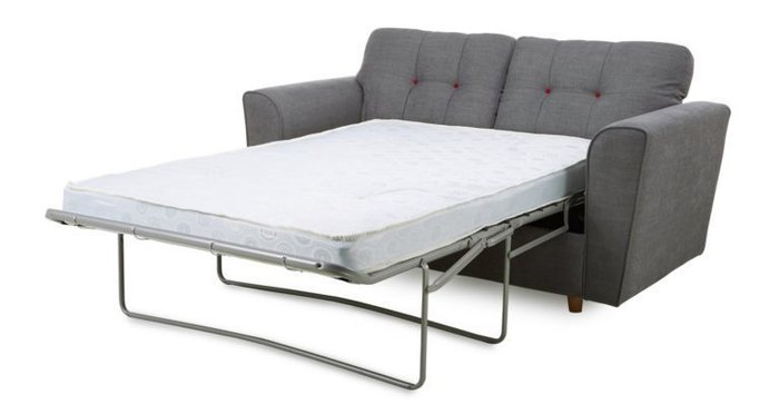 Двухместный раскладной диван Arden серый - купить Прямые диваны по цене 67800.0