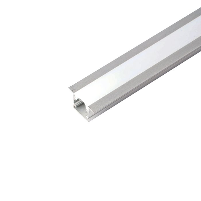 Профиль для ленты 52152 (алюминий, цвет серебро) Профиль для ленты 52152 (алюминий, цвет серебро)