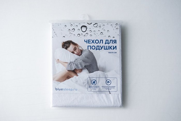 Чехол защитный на подушку с мембраной - лучшие Подушки для сна в INMYROOM