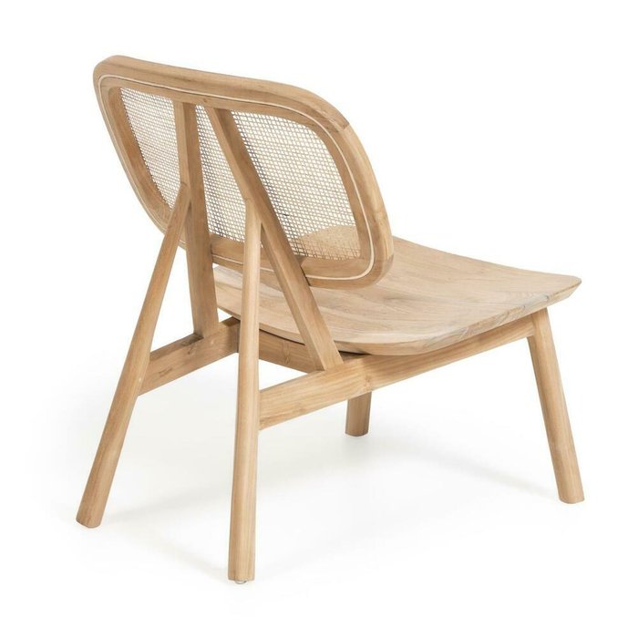 Кресло Nadra из массива тика и ротанга - лучшие Интерьерные кресла в INMYROOM