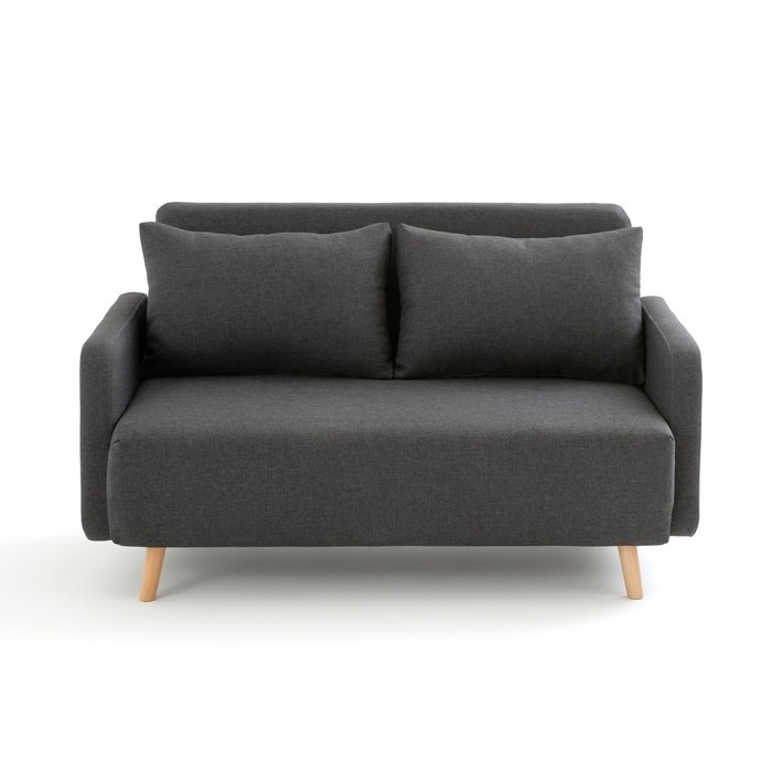 Диван-кровать двухместный Cosico темно-серого цвета - купить Прямые диваны по цене 59290.0