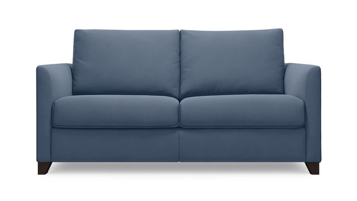 Диван Лион 157 синего цвета - лучшие Прямые диваны в INMYROOM