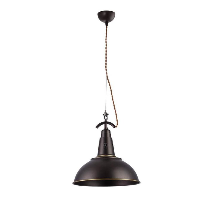 Подвесной светильник Ming коричневого цвета - купить Подвесные светильники по цене 6450.0