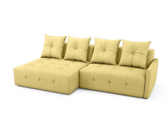 Угловой Диван-кровать Bronks желтого цвета - лучшие Угловые диваны в INMYROOM