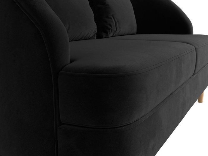 Диван Атико черного цвета - лучшие Прямые диваны в INMYROOM