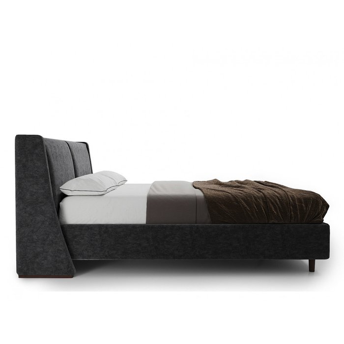 Кровать Iris 140х200 черного цвета - лучшие Кровати для спальни в INMYROOM