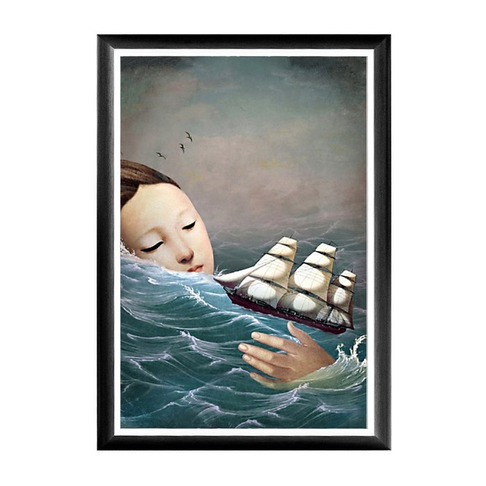Арт-постер "Хранительница кораблей"