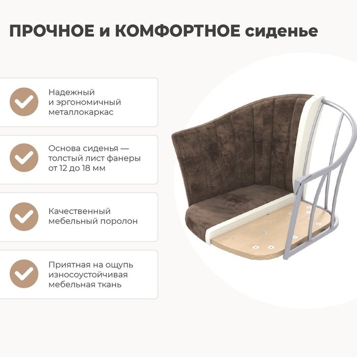 Стул Tejat бежевого цвета - лучшие Обеденные стулья в INMYROOM Стул Tejat бежевого цвета - лучшие Обеденные стулья в INMYROOM