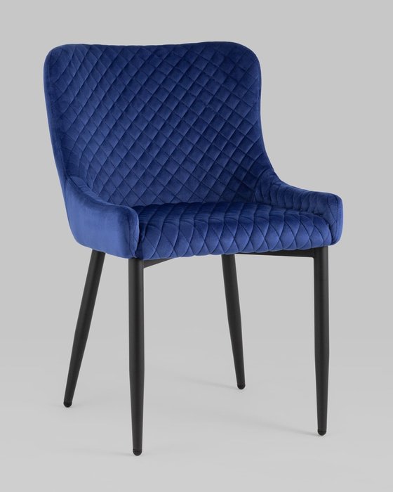 Стул Ститч синего цвета - купить Обеденные стулья по цене 5990.0