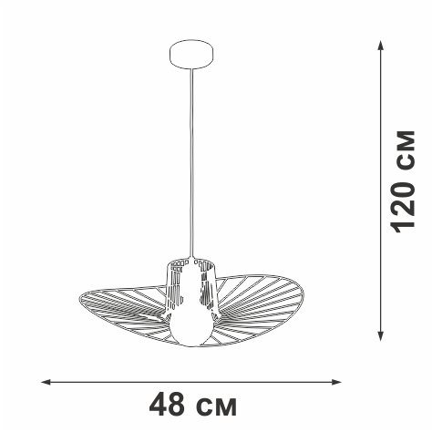 Подвес V4917-1/1S, 1xE27 макс. 40Вт - купить Подвесные системы по цене 5460