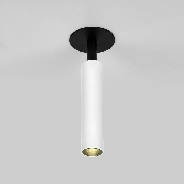 Встраиваемый светодиодный светильник Diffe 5 бело-черного цвета - купить Встраиваемые споты по цене 1340.0