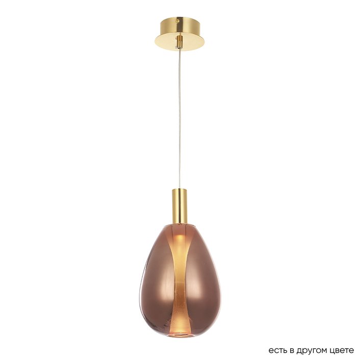 Подвесной светильник GAUDI SP4W LED COPPER (стекло, цвет медь)