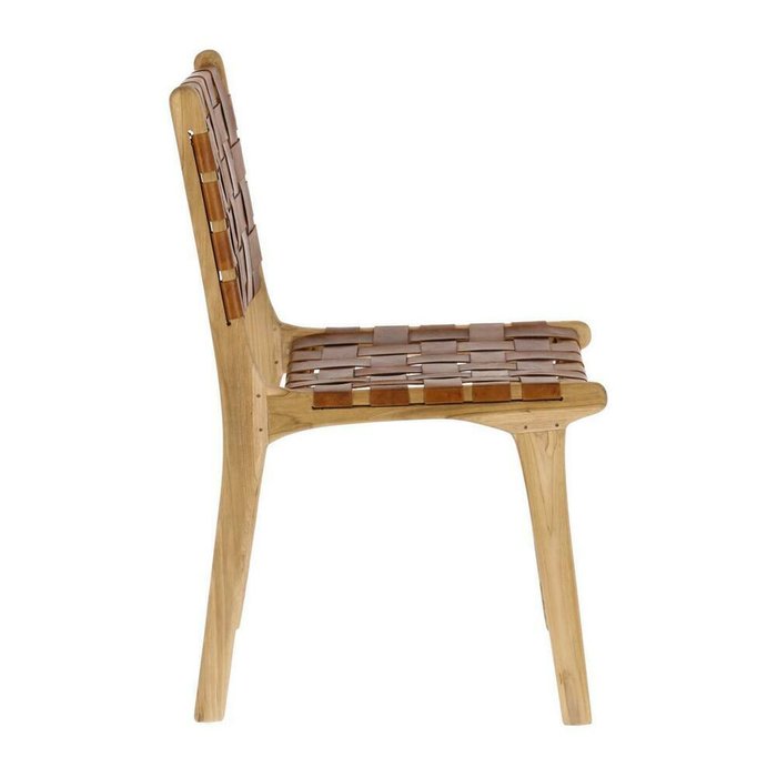 Обеденный стул Calixta с кожаной оплеткой - купить Обеденные стулья по цене 64990.0