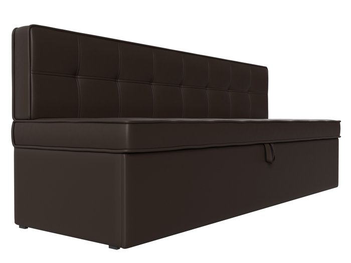 Диван-кровать Техас коричневого цвета (экокожа) - лучшие Прямые диваны в INMYROOM