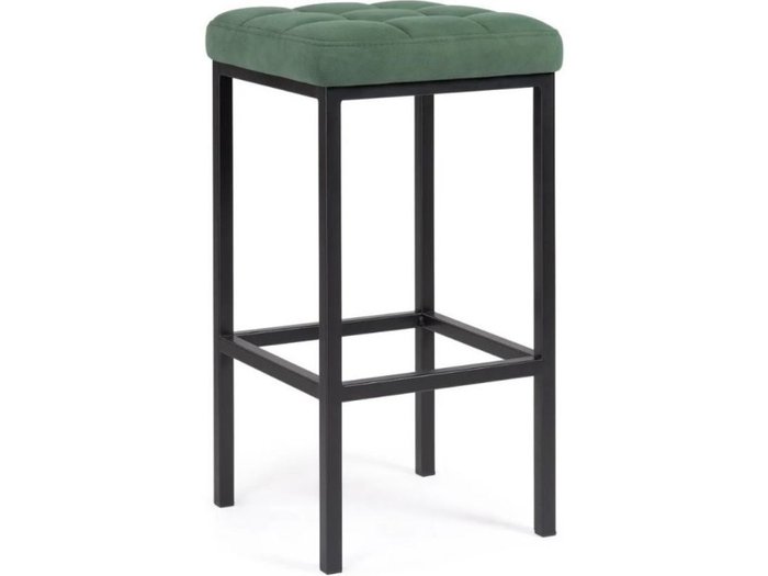 Полубарный стул Камелот зеленого цвета