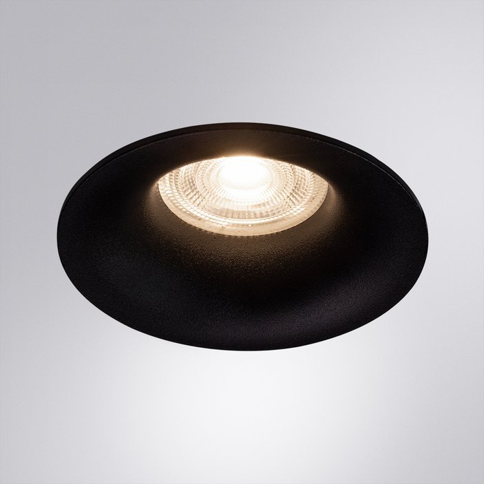 Встраиваемый светильник Arte Lamp CORNO A2863PL-1BK - купить Встраиваемые споты по цене 620.0