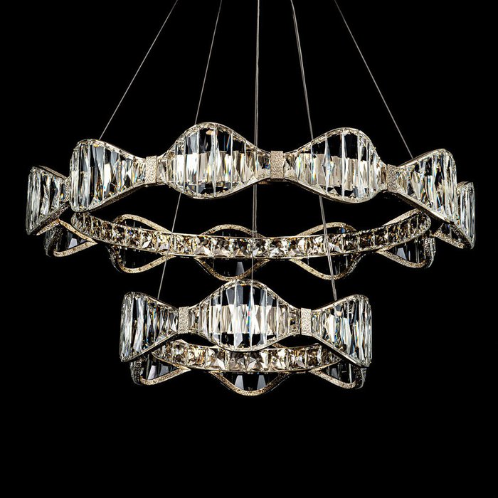 Хрустальная люстра ML.785.800.500 CP (хрусталь, цвет прозрачный) - купить Подвесные люстры по цене 240000