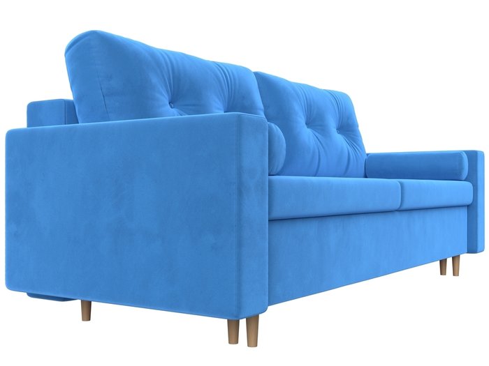 Прямой диван-кровать Белфаст темно-голубого цвета (тик-так) - лучшие Прямые диваны в INMYROOM