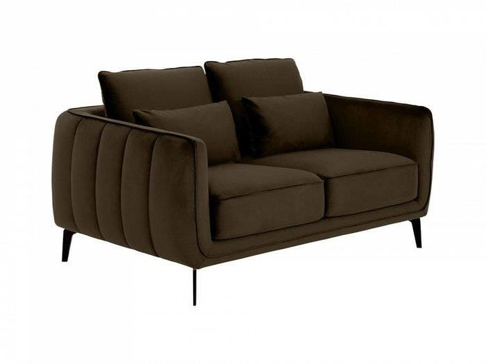 Диван Amsterdam темно-коричневого цвета - купить Прямые диваны по цене 76140.0