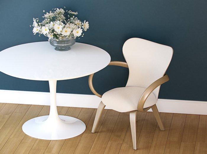 Обеденный стол Apriori T со столешницей цвета орех - купить Обеденные столы по цене 62300.0