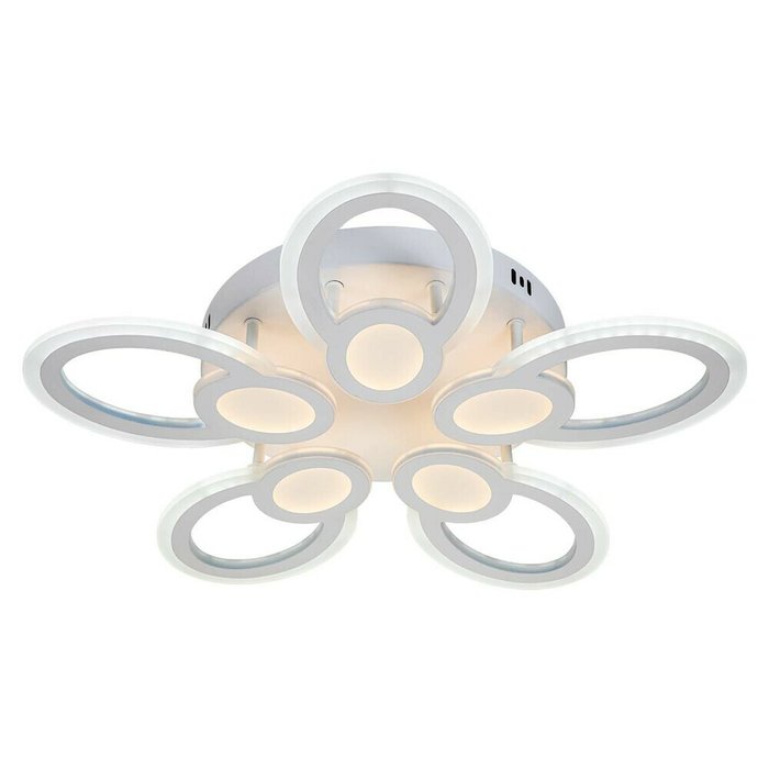 Потолочная люстра Alruba 10269/10LED (акрил, цвет белый) - лучшие Потолочные люстры в INMYROOM Потолочная люстра Alruba 10269/10LED (акрил, цвет белый) - лучшие Потолочные люстры в INMYROOM