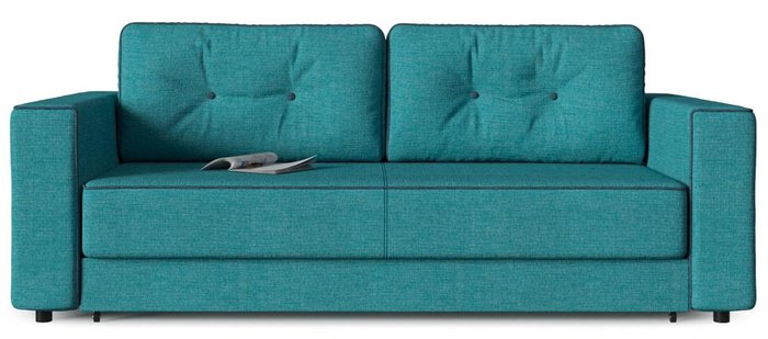 Диван-кровать прямой Принстон зеленого цвета - лучшие Прямые диваны в INMYROOM
